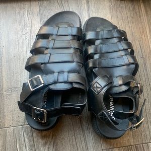 Nasty Gal Platform Mary Jane Sandals